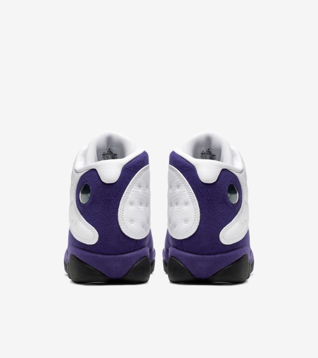 jordan 13 white and purple