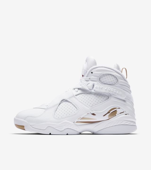 Air Jordan 8 Retro OVO 'White & Metallic Gold' Release Date. Nike SNKRS IE