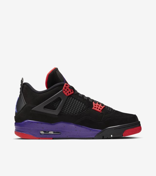 Air Jordan 4 'Black/Court Purple' Release Date. Nike SNKRS US