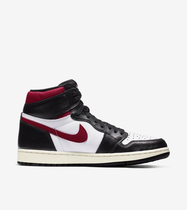 air jordan 1 black sail white gym red