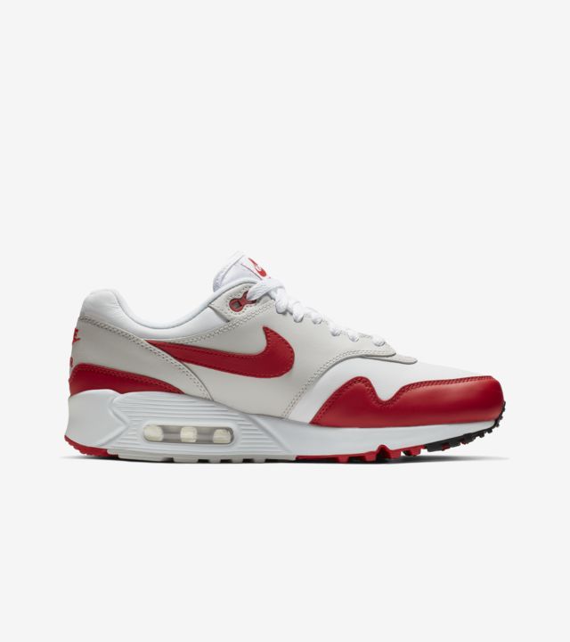 Women's Air Max 90 / 1 'White & University Red' Release Date. Nike SNKRS