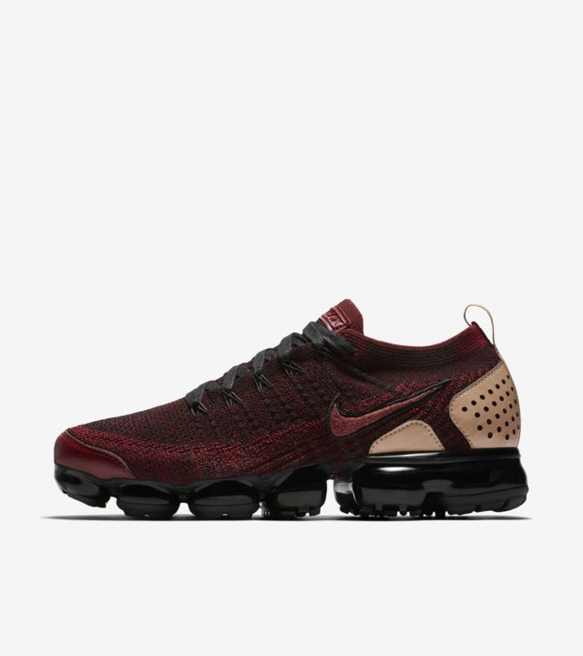 Nike Air Vapormax Flyknit 2 Nrg 'team Red & Black & Vachetta Tan 