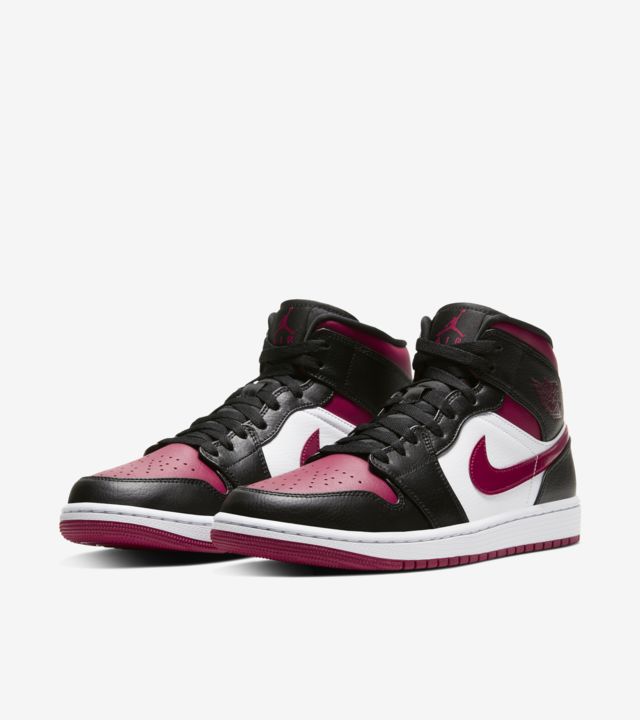 Air Jordan 1 Mid Noble Red Release Date Nike Snkrs Id 