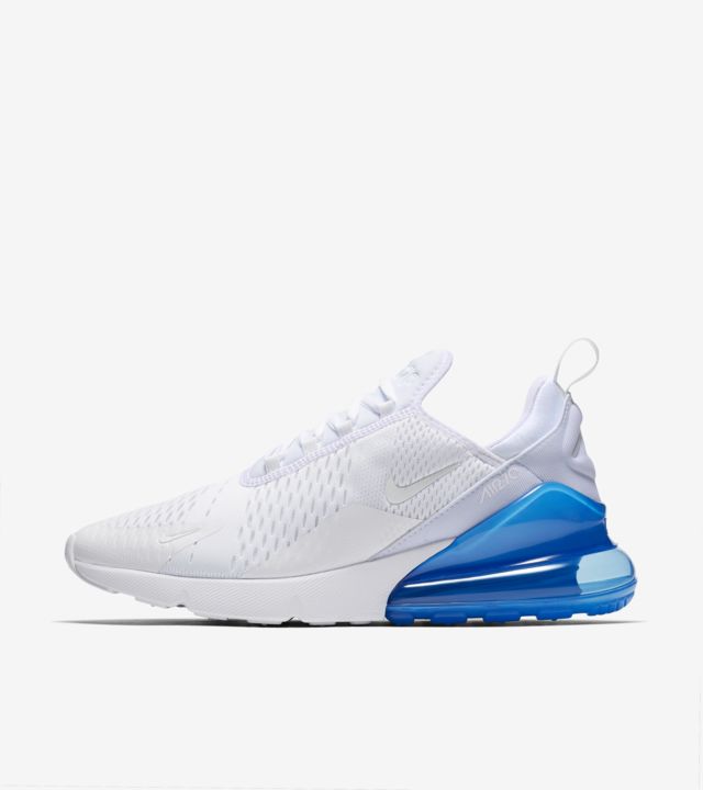 Nike Air Max 270 White Pack 'Photo Blue' Release Date. Nike SNKRS IE