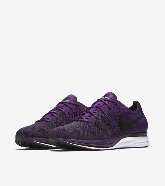 nike free rn flyknit purple