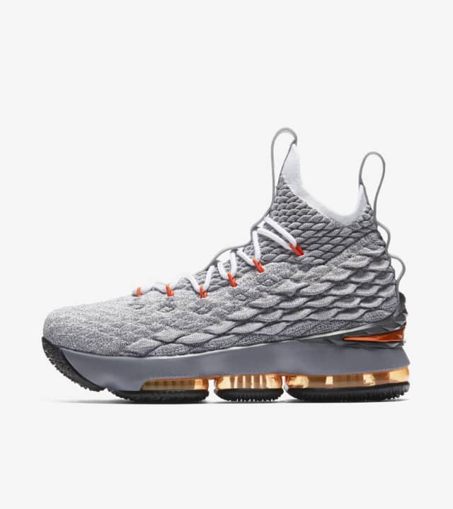 Nike Lebron 15 Bg 'Grey And Orange' Release Date. Nike Snkrs Us
