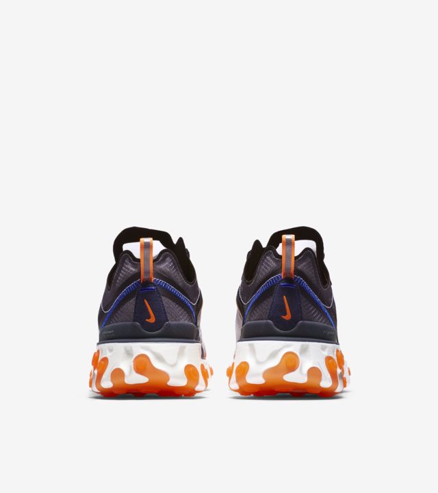 Nike React Element 87 'Total Orange & Black & Thunder Blue' Release ...