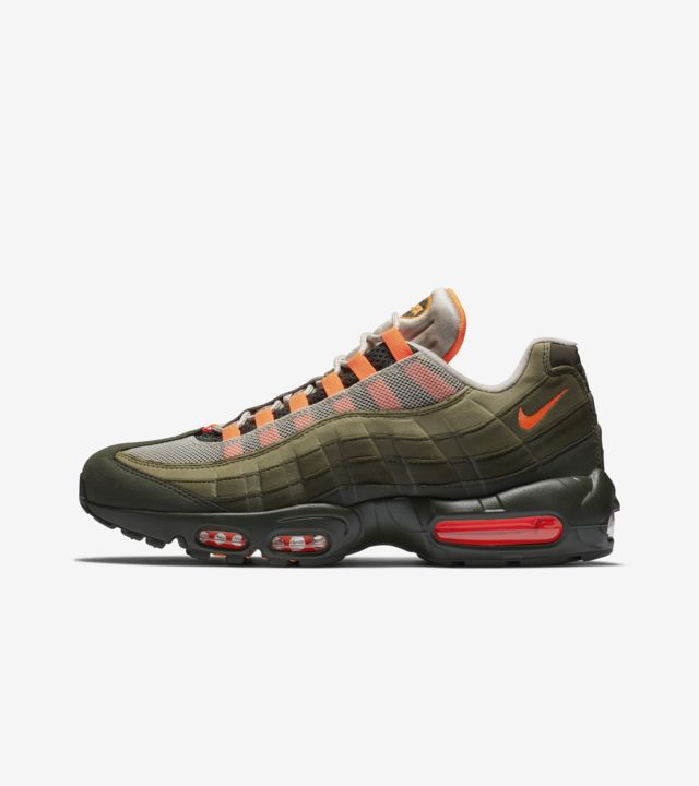 Nike Air Max 95 Total Orange And Medium Olive Release Date Nike Snkrs