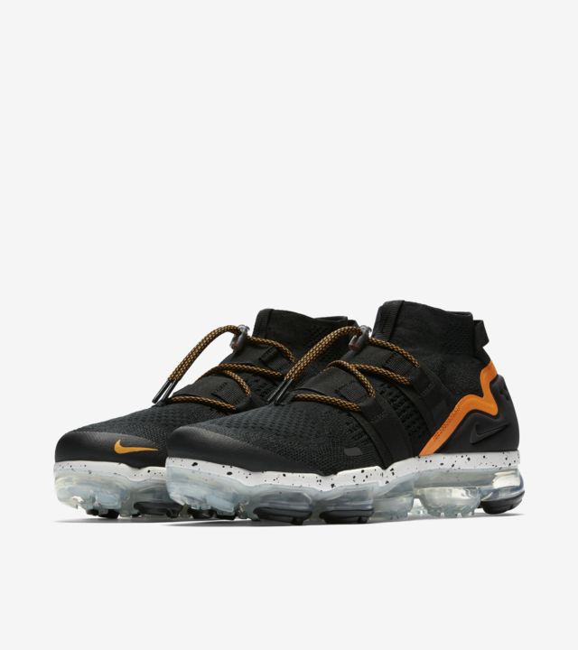 vapormax utility black orange