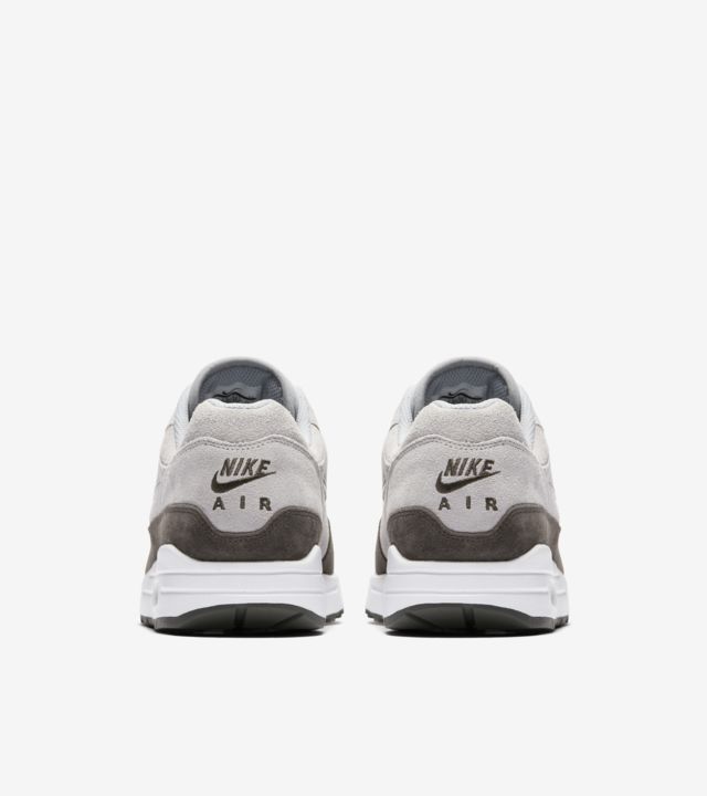 grey and black nike air