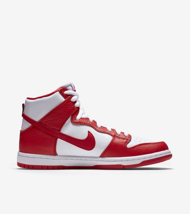 Nike SB Dunk High Pro 'University Red & White' Release Date. Nike SNKRS