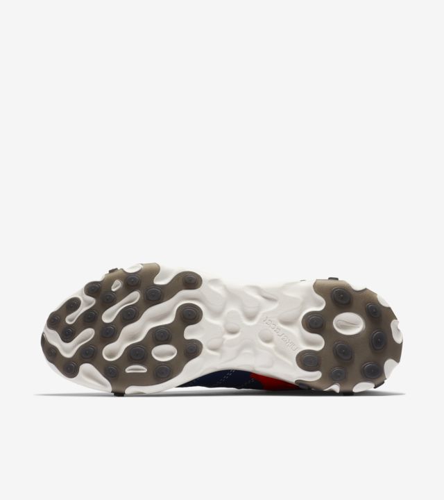 nike react runner mid wr ispa blue void team orange