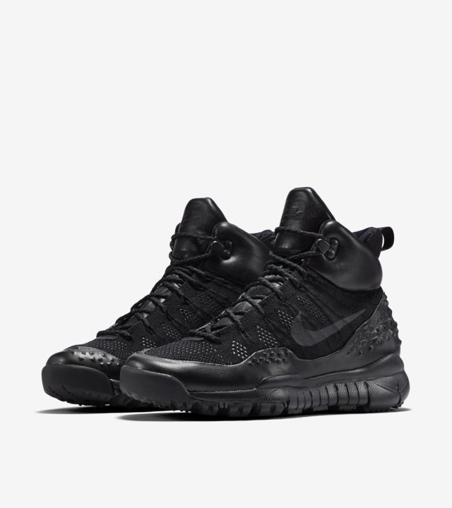 Women's Nike Lupinek Flyknit Sneakerboot 'Black & Anthracite'. Release ...