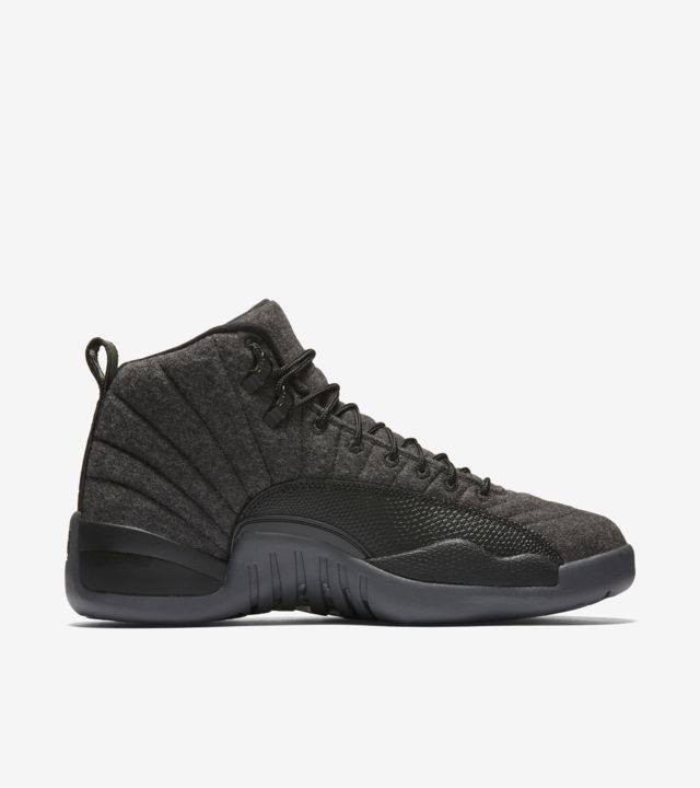 Air Jordan 12 Retro Wool 'Dark Grey & Black' Release Date. Nike SNKRS GB