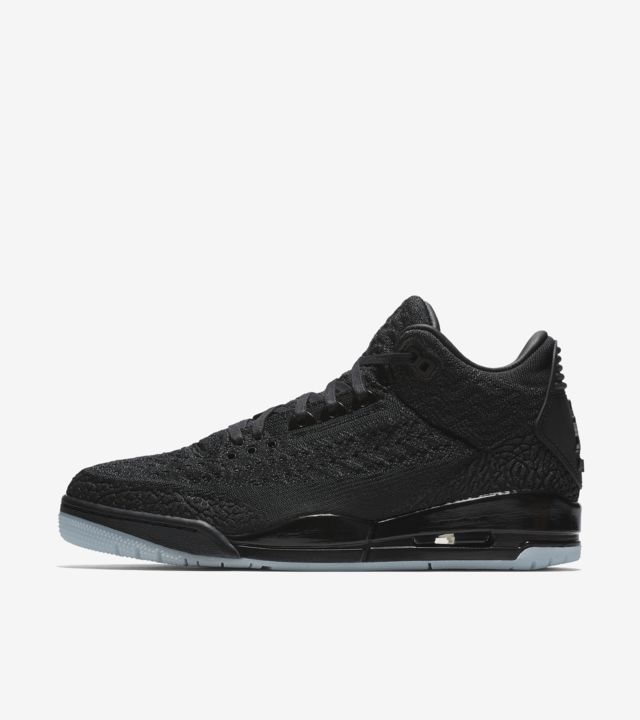 air jordan 3 flyknit black