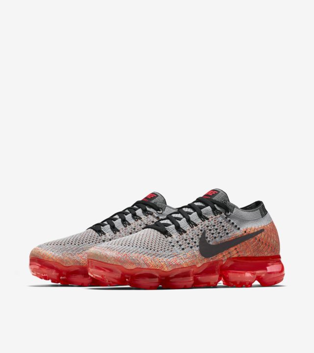 Nike Women's Air Vapormax 'Wolf Grey & Bright Crimson' Release Date ...