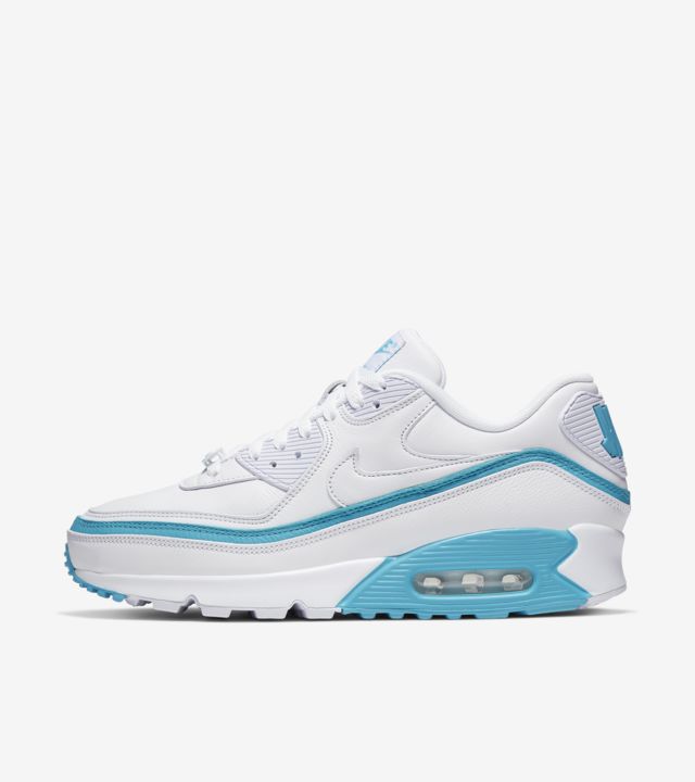 Air Max 90 X Undefeated 'white Blue Fury' Release Date. Nike Snkrs Us