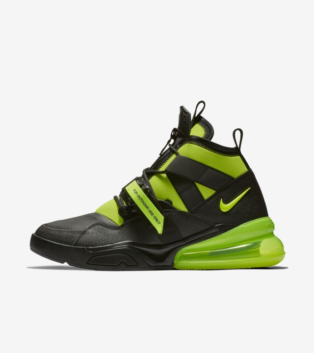 Nike Air Force 270 Utility 'Black & Volt' Release Date. Nike SNKRS US