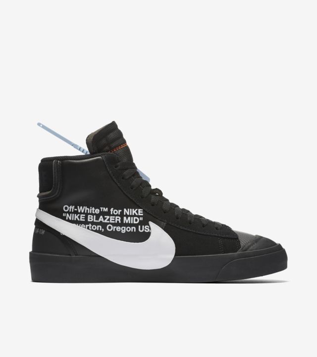 The 10: Nike Blazer Mid 'Black & Pure Platinum & Wolf Grey' Release ...