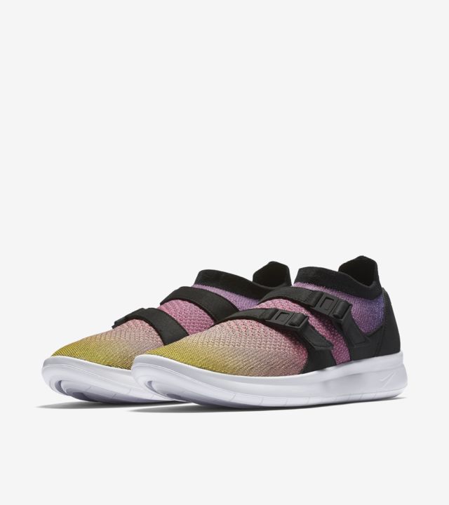 Nike Air Sock Racer Ultra Flyknit Premium Yellow Strike And Racer Pink