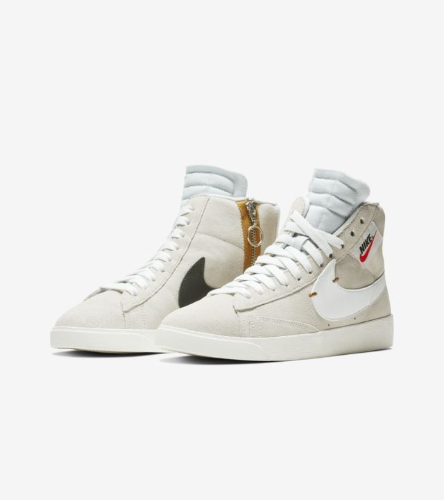 nike women's blazer mid rebel off white