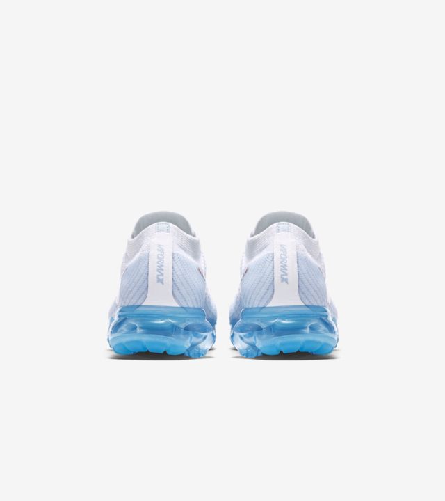 Women's Nike Air VaporMax Flyknit 'Summit White & Hydrogen Blue'. Nike ...