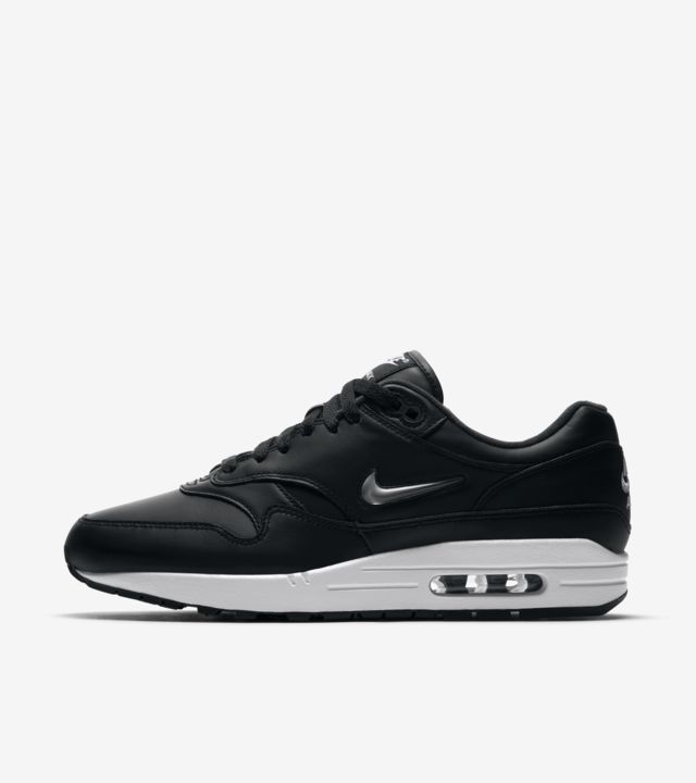 Nike Air Max 1 Premium Jewel 'Black & Pure Platinum' Release Date. Nike ...