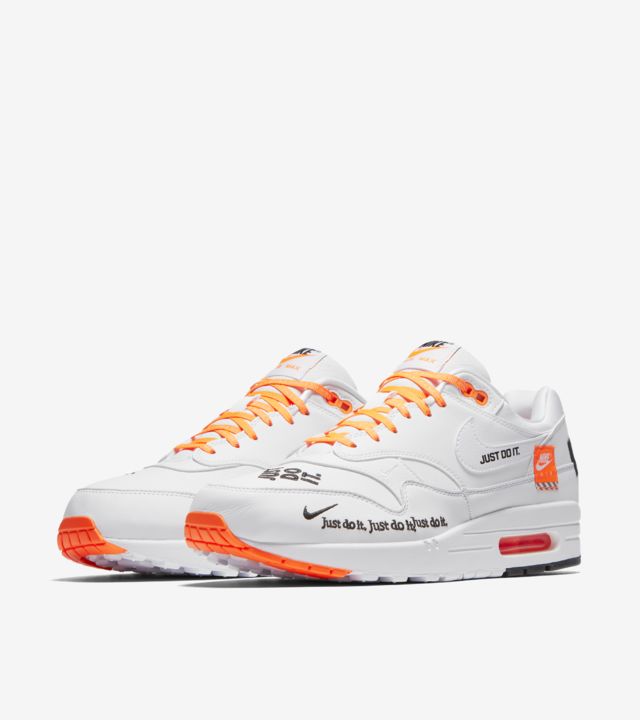 Nike Air Max 1 Just Do It Collection 'White and Total Orange' Release ...