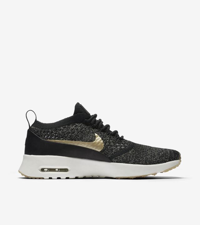 nike air max thea womens grey and gold