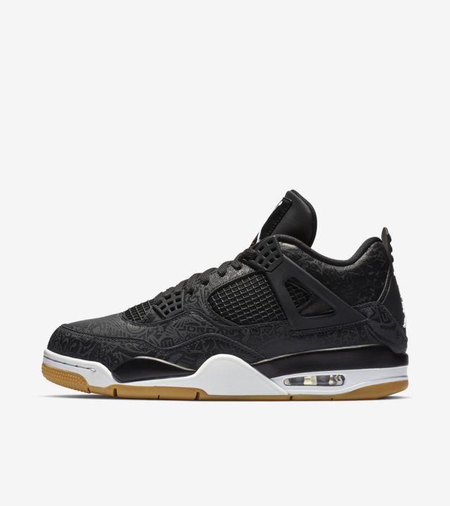 Air Jordan 4 'Black & Gum Light Brown & White' Release Date. Nike SNKRS NL