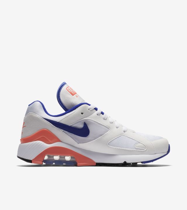 blue and white air nike