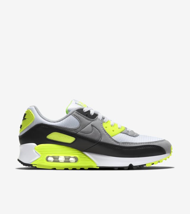 Air Max 90 'Volt/Particle Grey' Release Date. Nike SNKRS ID