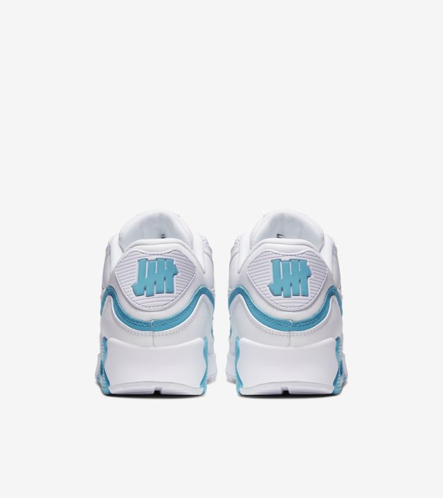 Air Max 90 x Undefeated 'White/Blue Fury' Release Date. Nike SNKRS