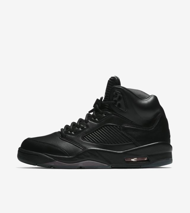 Air Jordan 5 Retro Premium 'Black' Release Date. Nike SNKRS US