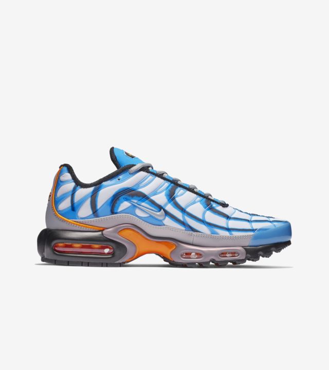 orange blue nike air max