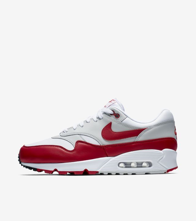 Nike Air Max 90/1 'White & University Red' Release Date. Nike SNKRS LU