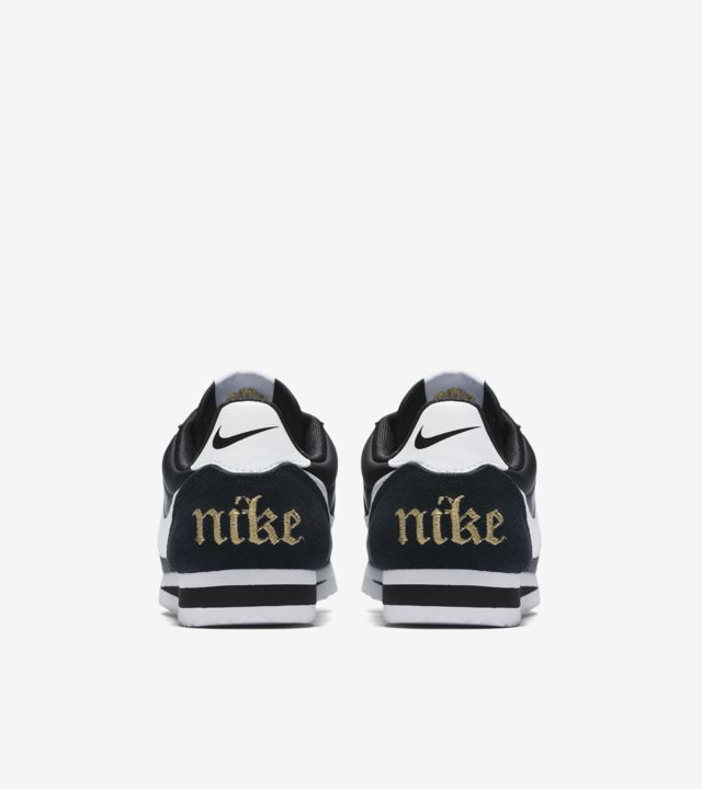 nike classic cortez womens black
