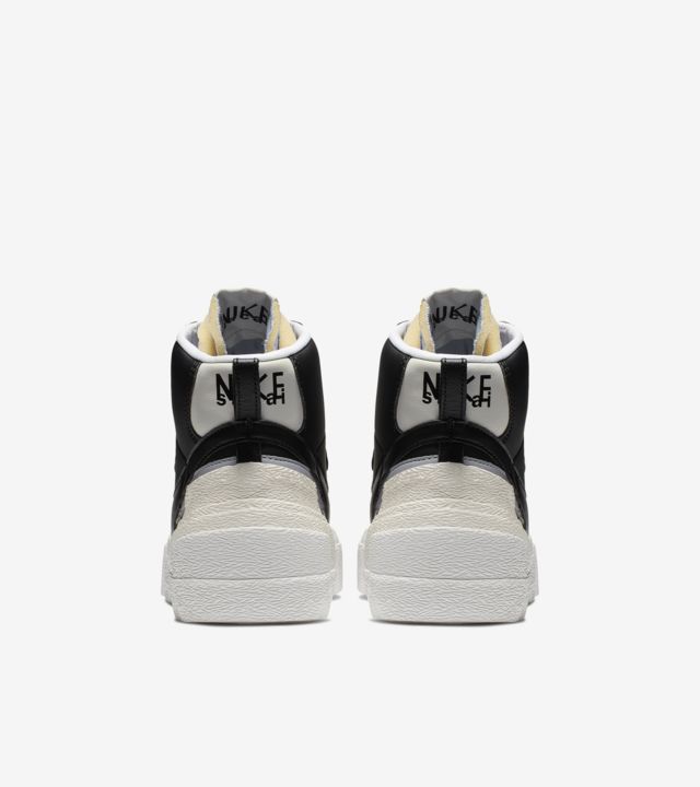 sacai blazer mid black grey