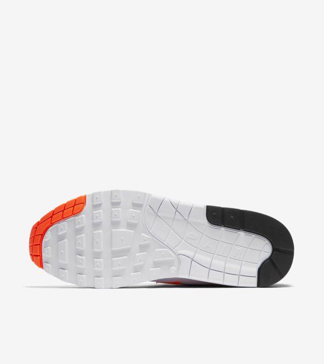 nike air max 1 just do it white orange