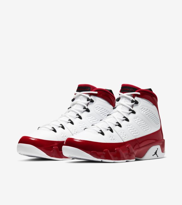 Air Jordan 9 'White/Red' Release Date. Nike SNKRS ID