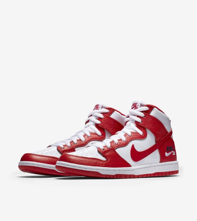 Nike SB Dunk High Pro 'University Red & White' Release Date. Nike SNKRS US