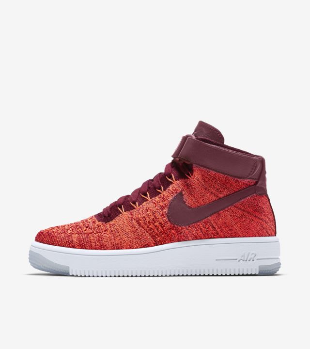 Women's Nike Air Force 1 Ultra Flyknit 'Total Crimson' Release Date ...