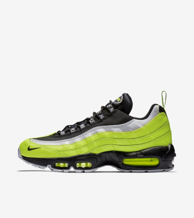 Nike Air Max 95 Premium 'Volt & Volt Glow & Black' Release Date. Nike SNKRS