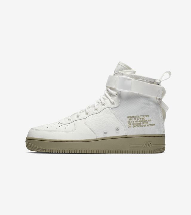 Nike SF AF1 Mid 'Ivory & Neutral Olive' Release Date. Nike SNKRS GB