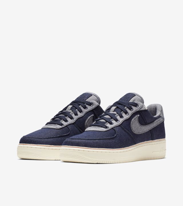 nike air force 1 low 3x1 denim raw indigo