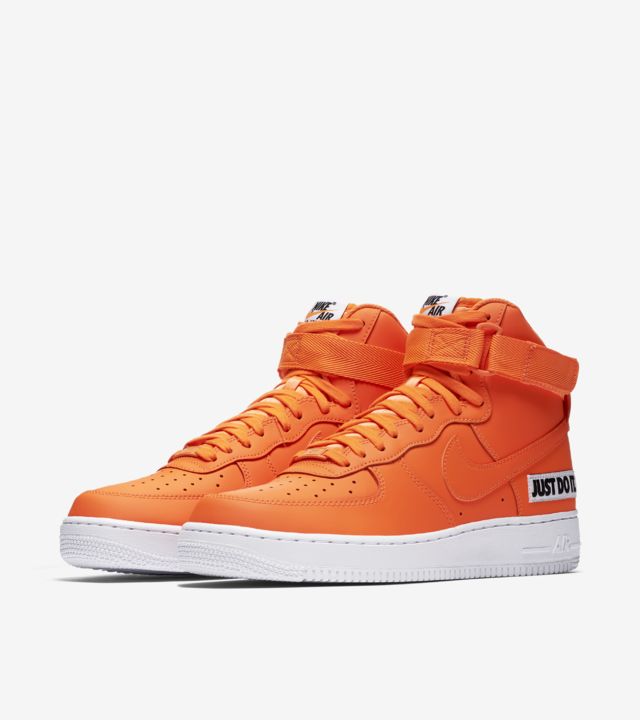 Nike Air Force 1 High JDI Collection 'Total Orange & White' Release ...