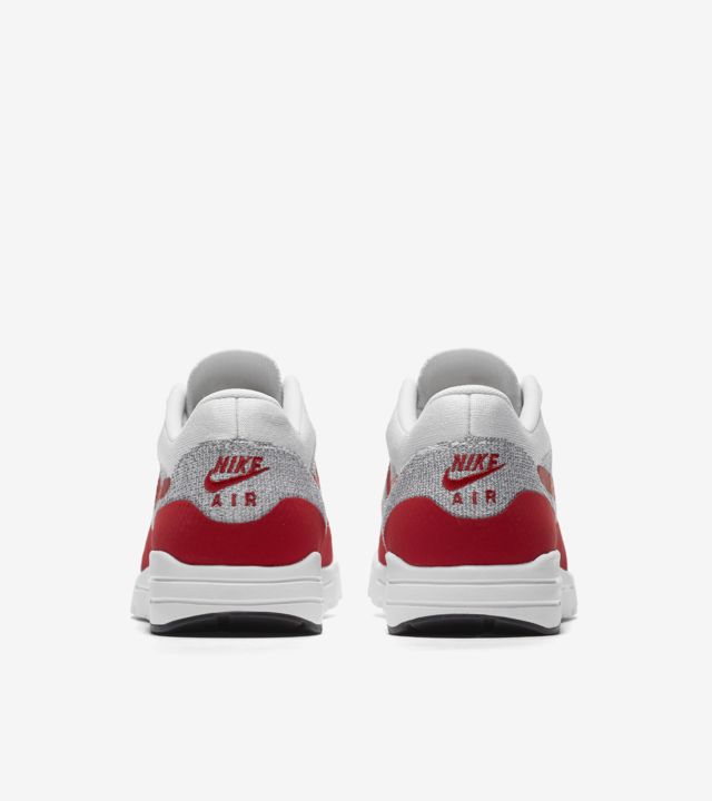 Women's Nike Air Max 1 Ultra Flyknit 'White & University Red'. Nike ...