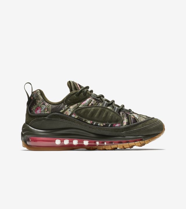 Women's Nike Air Max 98 'Sequoia & Sunset Pulse' Release Date. Nike SNKRS