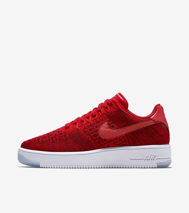 nike air force 1 ultra flyknit mid red black