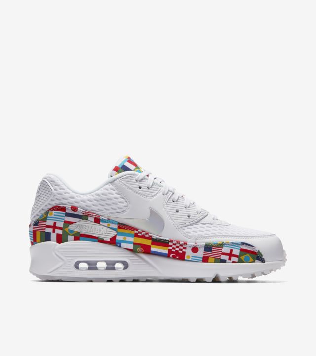 nike air max white multicolor
